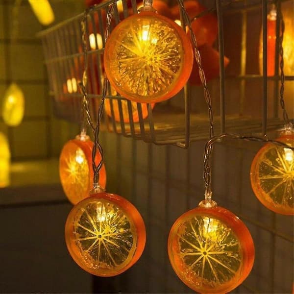 LED Sitronformet Lyslenke Sommerfrukt Dekorlampe VYC