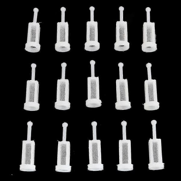 50 stk Universelle Gravity Spray Tool Filter, Fint Mesh, Engangs Gravity Feed Spray Tool Maling Sil