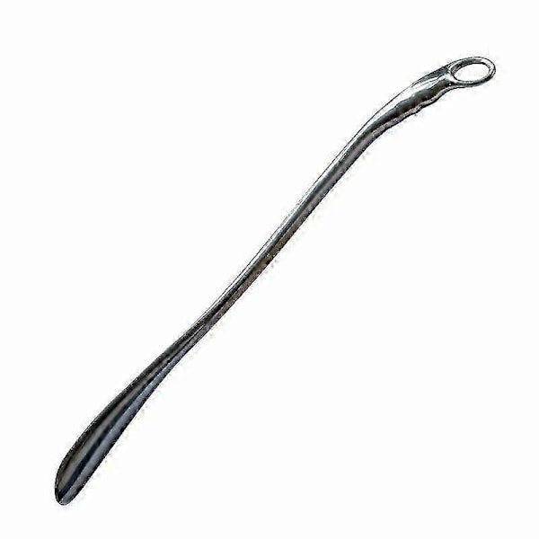 Langt skohorn i rustfrit stål (52*4,5CM)