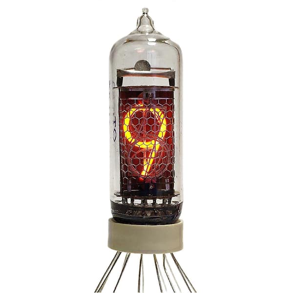 IN-14 Nixie Rør Ur Sæt - Retro Bordtermometer & Ur med Autentisk Kold Katode Display