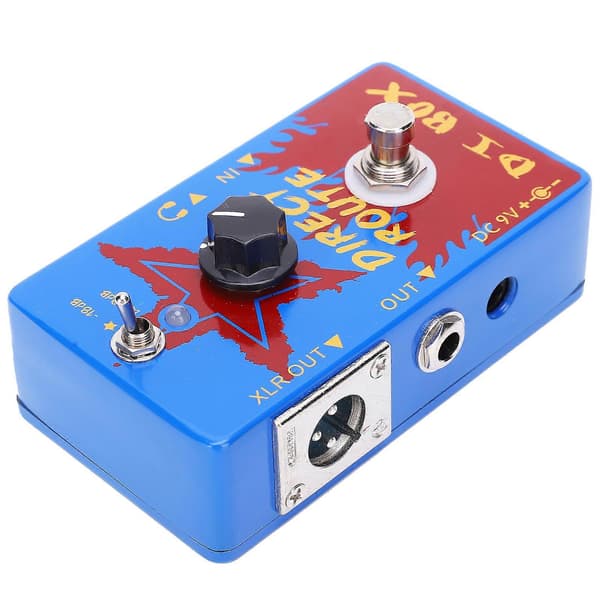 Effektpedal med XLR-hovedtelefonstik VOL Controller Elektrisk Guitar Tilbehør 30mA