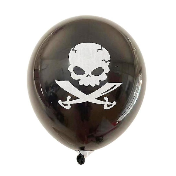 50 stk. Halloween Lysende Runde Balloner Halloween Dekoration Balloner Halloween Dekoration Festartikler uu