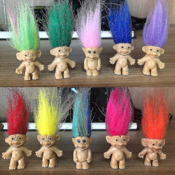 10 Stk. Mini Trolde Dukker