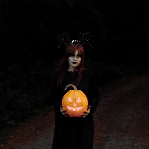 Halloween Edderkopp Hodebånd Halloween Hårbånd Edderkopp Hodeplagg Edderkoppnett Hodebånd Djevel Hodeplagg Halloween1pcsred yu