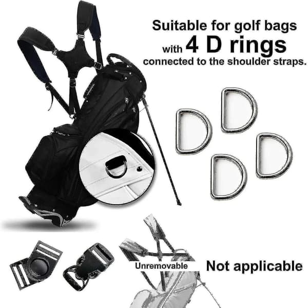 Bärbar Golf Axelrem Golfbag Rem Bekväm Axelrem
