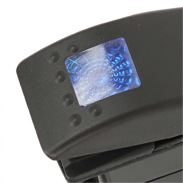 LED 5-nastainen vipukytkin 12V/24V auton vipukytkinpaneeli sinisellä taustavalaistuksella ja hyppyjohdolla Kestävä ja kätevä autoon ja kuorma-autoon