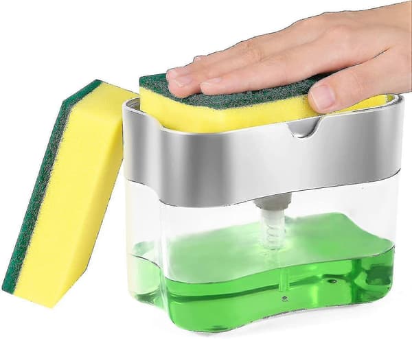 Køkken sæbedispenser enhånds sæbepumpe, tryk sæbedispenser