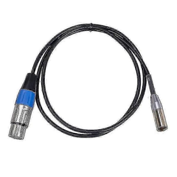 Rexlis 1ft Mini Xlr Til Xlr Fe Adapterkabel, 3-benet Mini Xlr Til Xlr Videokabel, Til Bmpcc xh