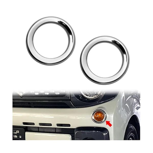 Bil Krom Front Blinklys Lampe Deksel Bezel Dekor For Spacia Gear Mk53s
