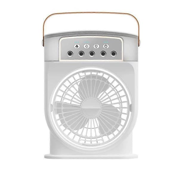 Freeze Bærbar Luftkøler Ventilator, Is Ventilator Luftkøler, Freeze køleventilator White Rechargeable