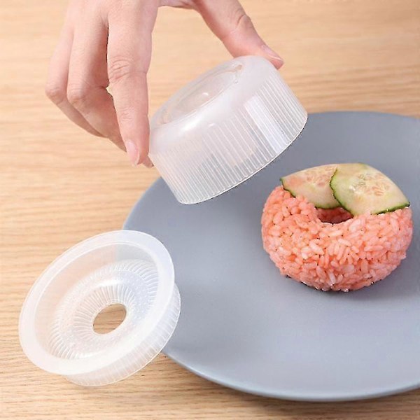 Sushi Form Transparent Donut-formet DIY Lille Risbold Form til Køkken-ZZY