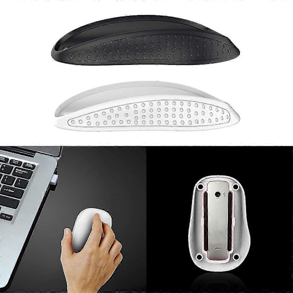 Opgraderinger Musegreb Til Magic Mouse 2/3 Ergonomisk Dock Sundt Og Holdbart White