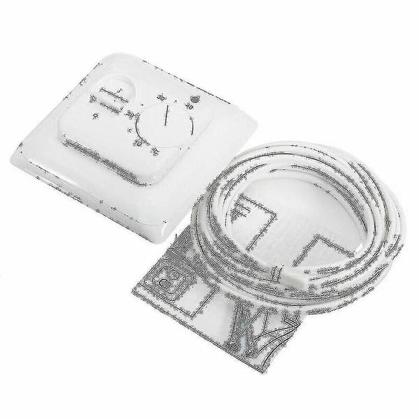 Elektrisk gulvvarme termostat temperaturkontrollbryter + sensor kabel