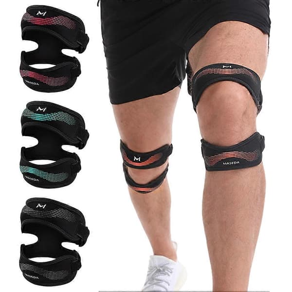 Patellar-sene støtte stropp Lett Patella knestropp for trening Orange