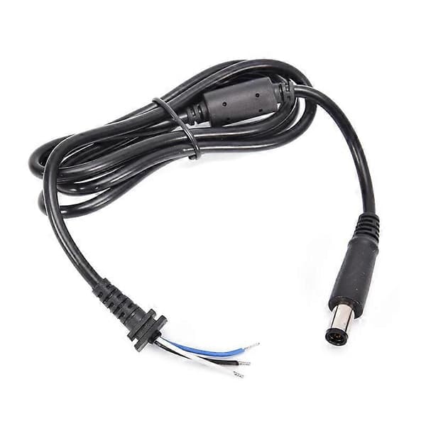 DC Tip 7.4x5.0mm Strømstik Stikforbindelse Hanstik Kabel til Dell Laptop