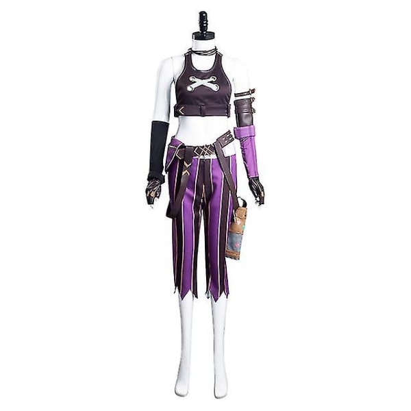 Nopea toimitus Lol Jinx Cosplay Jinx Cosplay -asut League Of Legend Costume2 One Size