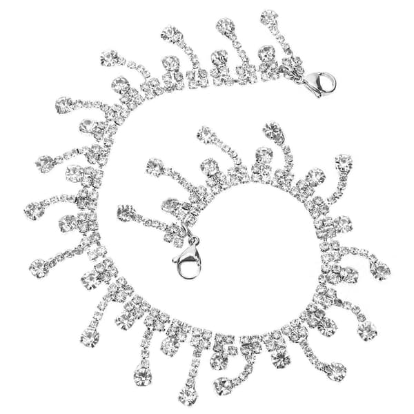 Rhinestone Sandaler Kvinder, Letvægtskæde for Komfortabel Styling, Håndværk
