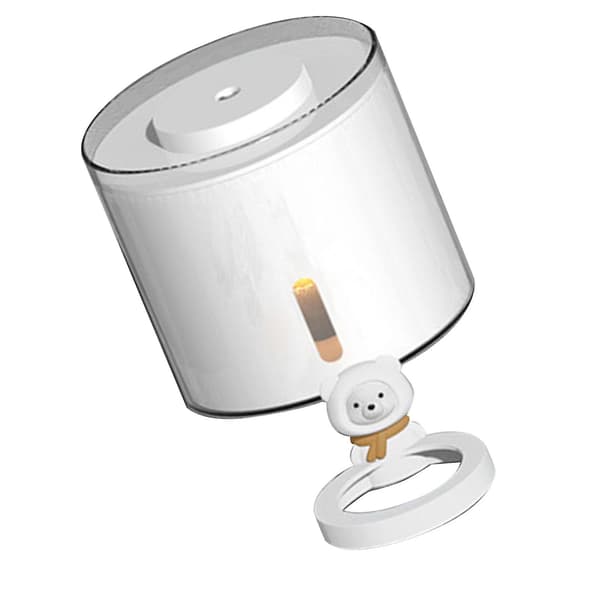 Bordluftfukter USB-strøm 250 ml kapasitet 2 tåkemodus Nattlys Stille eterisk oljediffuser for soveromskontor
