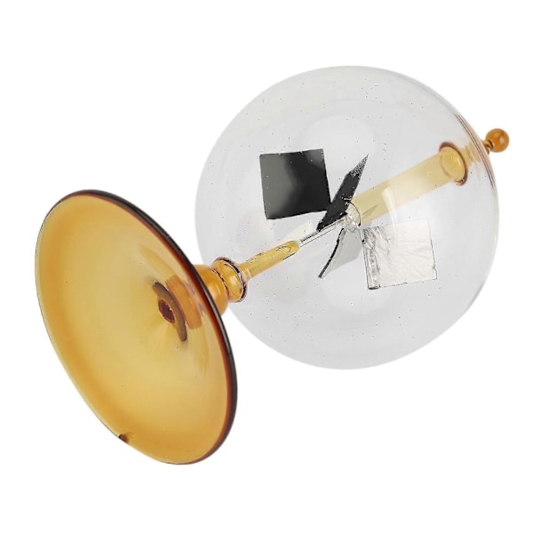 Solcelledrevet radiometer Crookes solenergi spinnende vinger vindmølle gave hjemmekontor dekorasjon - Utmerket