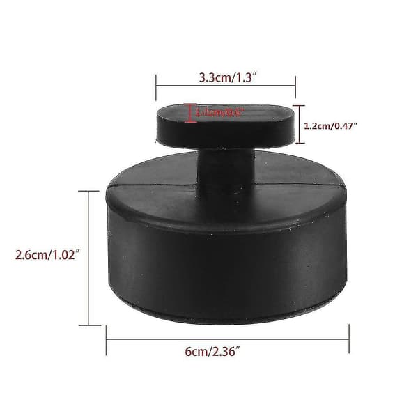 4 stk Bil Jack Støtteblok Gummi Pude Solid Adapter Gummi Jack Pude Gummi Pude Til Corvette C5 C6