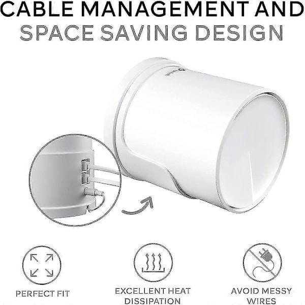 3-pack Väggfäste för Deco X20, Deco X60 Whole-Home Mesh WiFi-system, Kompatibel med Hem WiFi-router