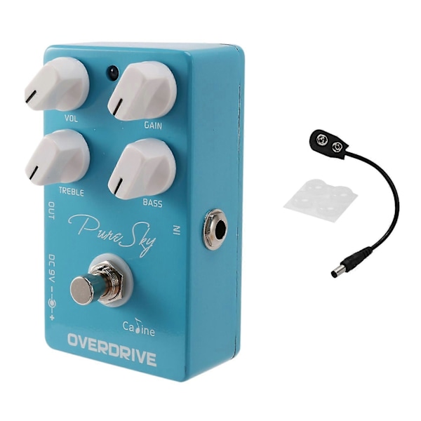 Pure Sky Od Guitar Effekt Pedal Meget Ren Og Klar Overdrive Guitar Pedal Tilbehør -12
