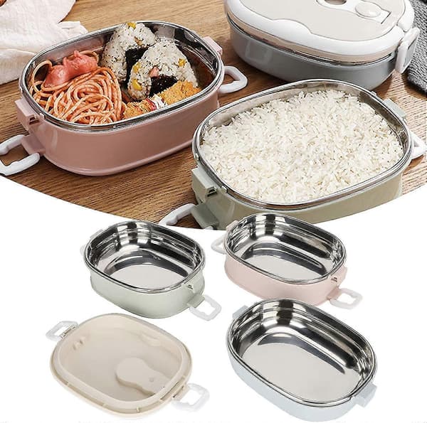Termisk Bento Matlåda Med Rostfri Termisk Isolering, 1-3 Lager Matbehållare För Barn Vuxna Studenter Packa Mat Lämplig För
