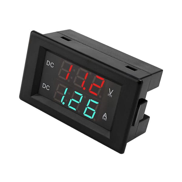 100V Digital Display AC Dobbel Display Spenningsamperemeter LED Digital Voltmeter Digital Display Amperemeter Hode Høy Presisjon