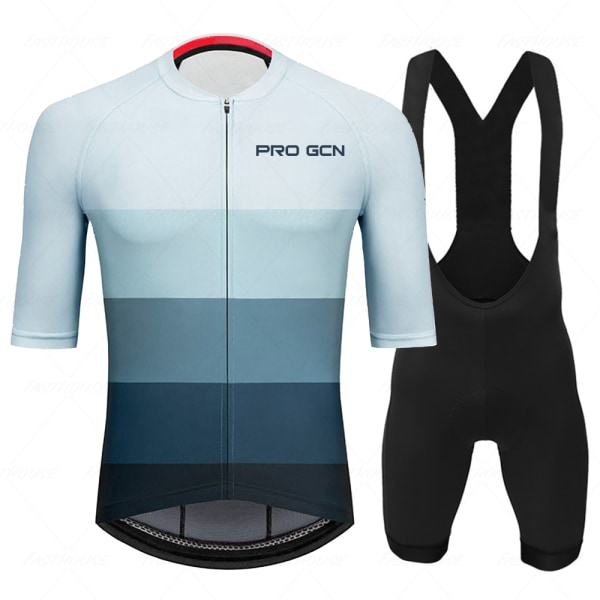 2023 FASTHOUES Herr Sommar Cykelkläder Set Andas Mountainbike Cykelkläder Ropa Ciclismo Verano Triathlondräkter TM-223 S