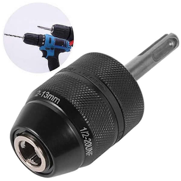 1/2-20unf 2-13mm Borchuck-konverter Selvstrammende Boreadapter Tilbehør Q