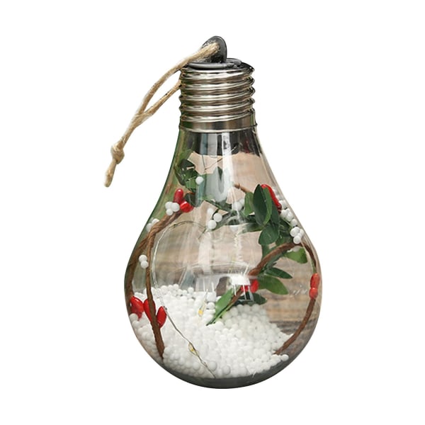 Joulukuusi riippuvat lamppupallot ripustusköydellä Joulukuusi DIY LED-lamppu Type 4