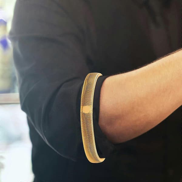 2 stk. Elastisk Bartender Manchet Holder Skridsikker Skjorteærme Holder Armbånd Armring