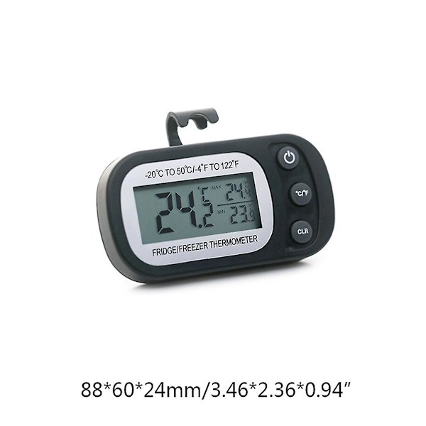LCD Maks-Min Termometer Digitalt Termometer Temperaturmåler LCD-Skjerm