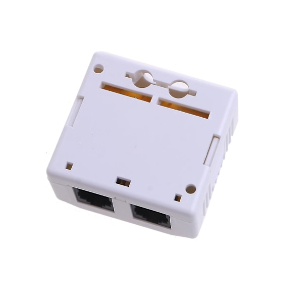 Cat5e Rj45 Keystone Jacks Modul Kontakt Ethernet För Väggplatta Patchpanel