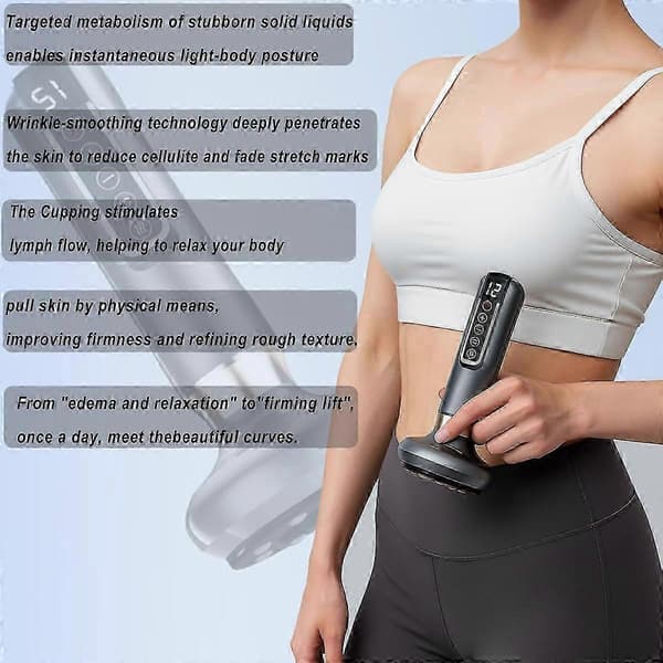 Varially Anti Cellulite Massageapparat med Rött Ljusterapi för Ben
