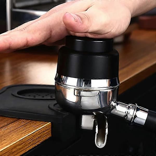 53mm kaffedistributør dobbelthodet kaffetamper i rustfritt stål 2