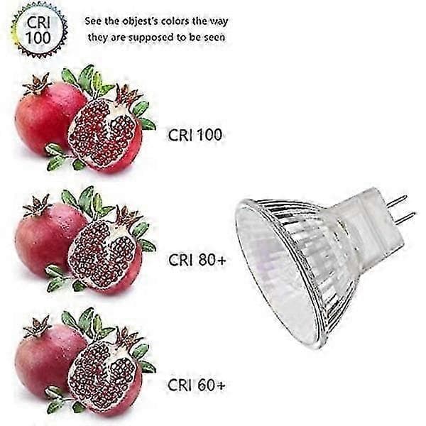 MR11 halogenlamper, 12V20W MR11 GU4 halogenlampe, varmhvit, 6 stk.