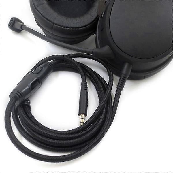 Lydkabel Hodetelefoner Erstatning 3.5mm 1.5M Lang 60 tommer for HyperX Cloud/Cloud for Alpha Kabel Forlengelseskabel