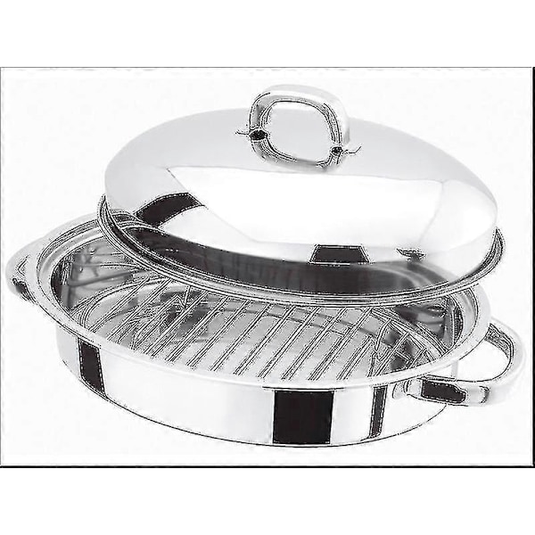 Judge Basics Mini Oval Stekeform med Rist Rustfritt Stål H017-Excellence