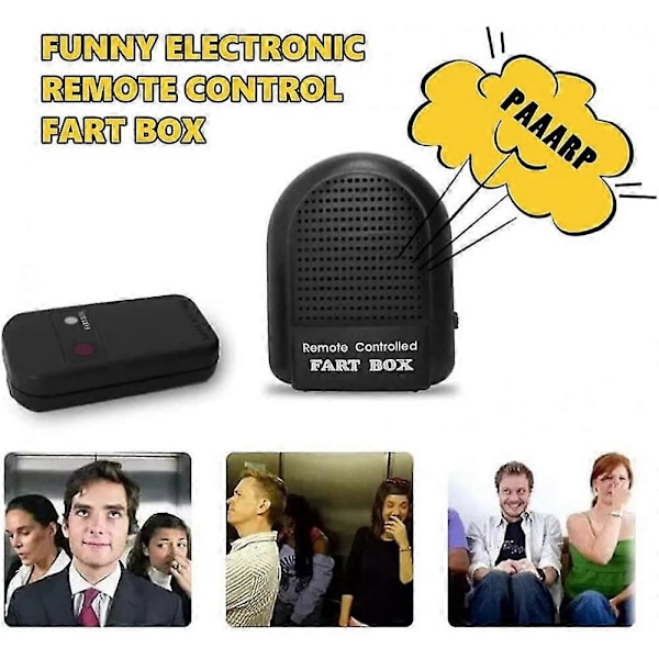 Elektronisk Fjernbetjent Prutteboks, Børnelegetøj Joke Prank Nyheder Pruttemaskine FQE