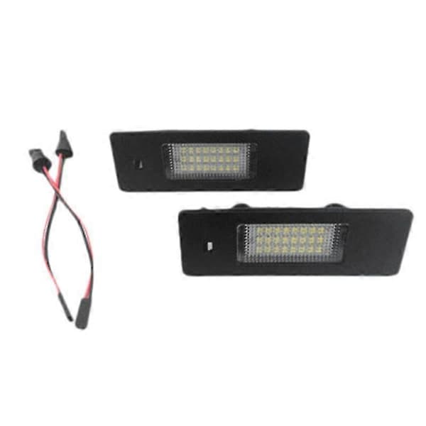 Bil LED Nummerpladelys 24-SMD LED Nummerpladelys Egnet til 147 156 159 166