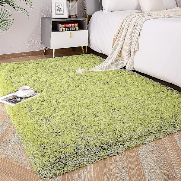 Tflycqsoft Fluffy Area Mattor För Sovrum Barnrum Plysch Shaggy Nursery Matta Furry Throw Mattor För Pojkar Flickor, College Sovsal Fuzzy Rugs Vardagsrum Hom
