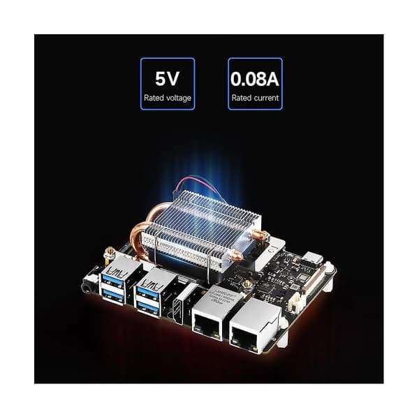 For Visionfive2 CPU Tårnkjøler Vifte U-formet Kobberrør CPU Kjølevifte
