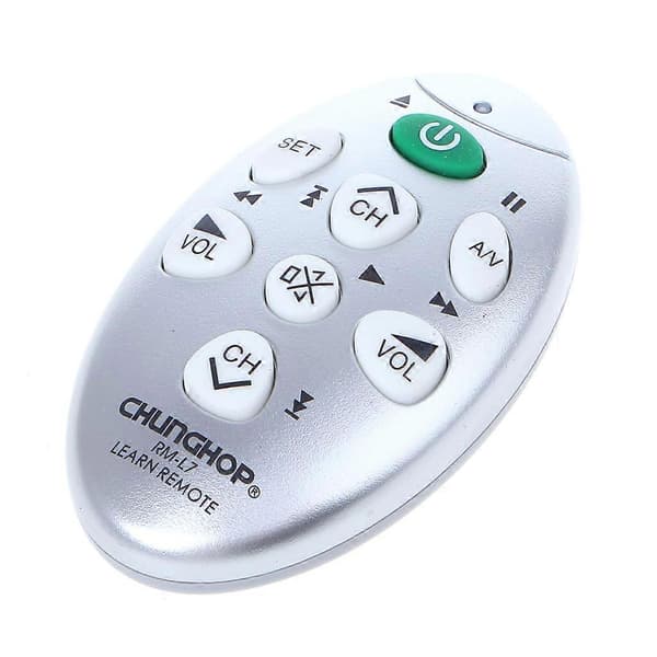 Universal Mini Læringsfjernkontroll RM-L7 for DC 3V for TV/SAT/DVD/CBL/DVB-T