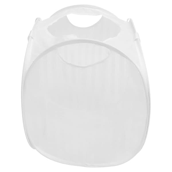 Vasketøjskurve Foldbar Åndbar Organizer Rektangulær Form Til Husholdningsartikler Polyester Rustfrit Stål 1 Stk