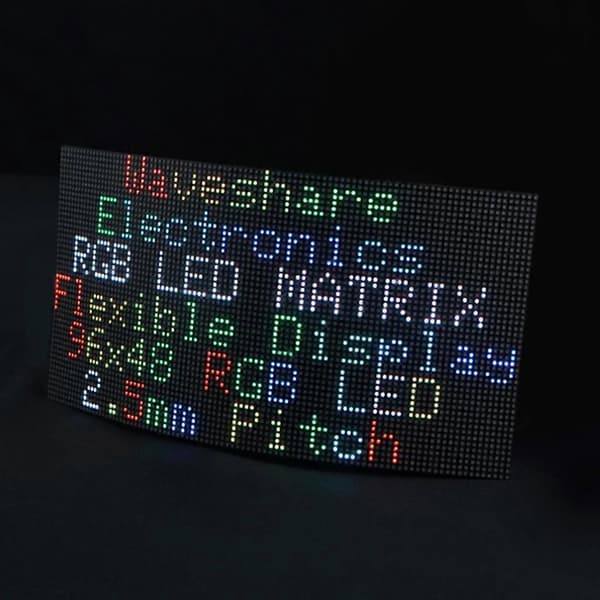96x48 RGB Flexibel LED-Panel Matris Programmerbar Adresserbar NeoPixel