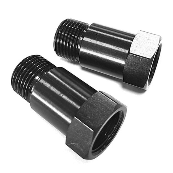 2x Syre O2-sensor M18x1.5 Förlängningsspärr Adapter Bung Syre Sensor Packning Adapter Förlängning Con