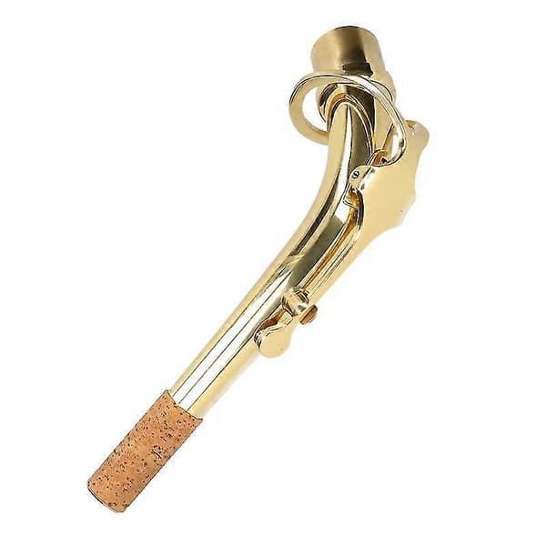 Altsaksofonhals Messing Bøyd Hals Saksofon Erstatningsdel Saksofon Tilbehør