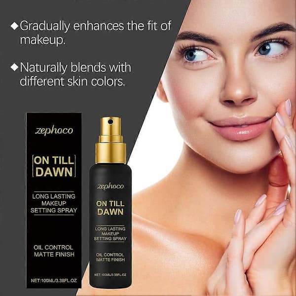 Professionell Makeup Setting Spray, Svettresistent och Kladdfri för Felfri Makeup, för Bröllop och Evenemang