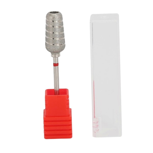 Neglebor Tapered Barrel Negleslibehoved Poleringsbor Wolfram Manicure Kunstboreværktøj med Opbevaringsboks